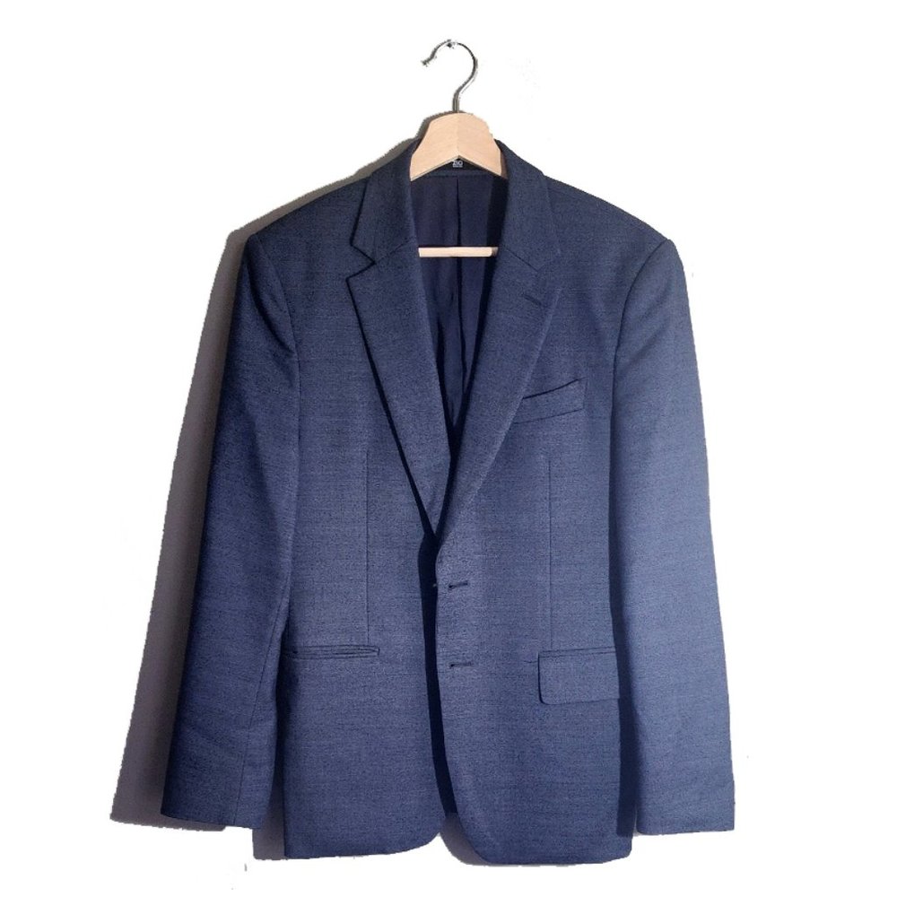 Navy Slim Fit Suit Jacket for Men